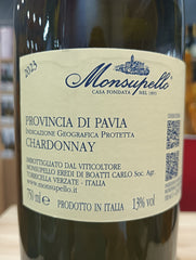 Chardonnay 2023 Monsupello - Provincia di Pavia IGP