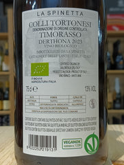 Derthona 2023 Timorasso La Spinetta Colli Tortonesi DOC