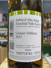 Grüner Veltliner 2023 Cantina Valle Isarco DOC Alto Adige