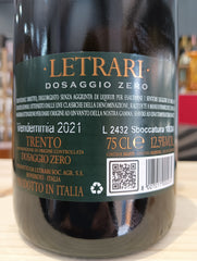 Letrari Dosaggio Zero Trento DOC (Sboccatura 2024)