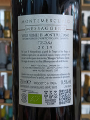 Messaggero Nobile di Montepulciano DOCG 2019 Montemercurio