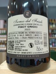 Pinot Grigio Masut Da Rive 2023 - Isonzo Del Friuli DOC