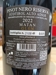 Pinot Nero Riserva Matan 2022 - Pfitscher
