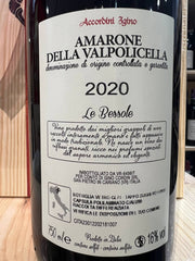 Le Bessole 2020 Amarone Della Valpolicella Classico