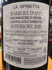 Ca di Pian 2020  Barbera d'Asti Superiore La Spinetta