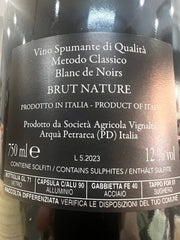 Brut Nature Vignalta - Blanc De Noirs Metodo Classico