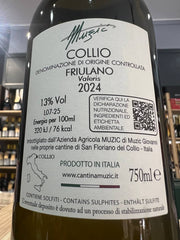 Friulano Valeris 2024 Collio DOC Muzic