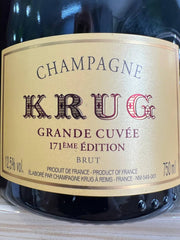 Champagne Krug Brut Grande Cuvée 171° Edizione