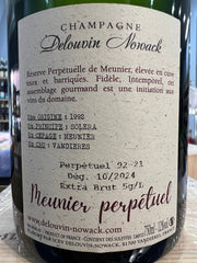 Delouvin "Meunier Perpétuel" Champagne Extra Brut