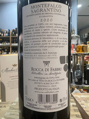 Montefalco Sagrantino DOCG 2020 - Rocca di Fabbri