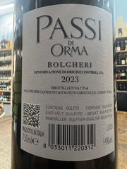 Passi di Orma 2023 DOC Bolgheri Rosso
