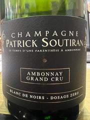 Champagne Patrick Soutiran Dosage Zero Grand Cru Blanc de Noirs