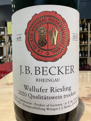 Wallufer Riesling Qualitätswein Trocken 2020 - J.B. Becker