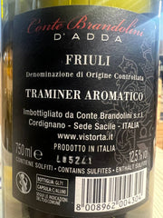 Traminer Aromatico Conte Brandolini D'Adda 2023 - Friuli DOC