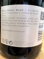 Bollinger Rosè Champagne Brut