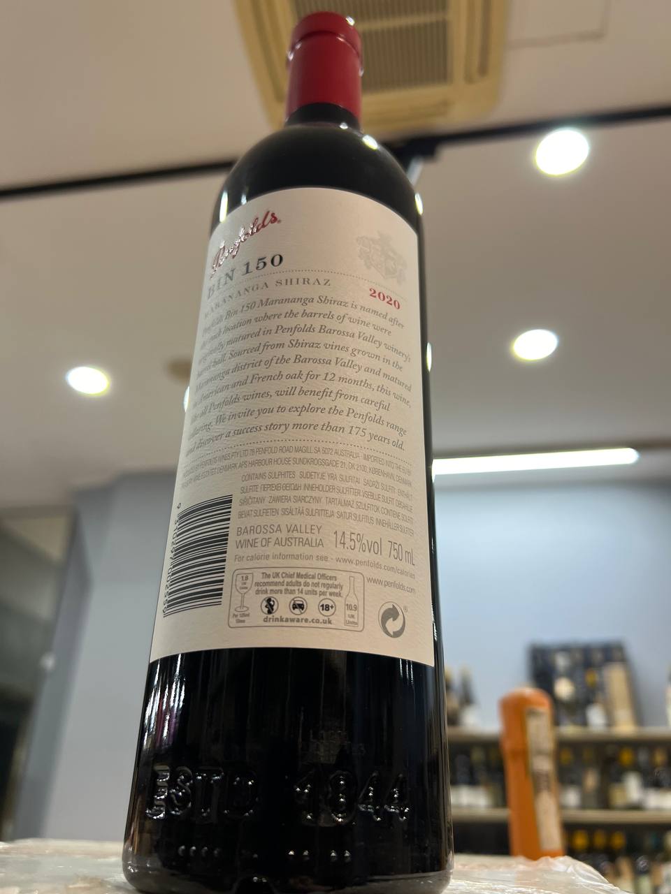 Bin 150 2018 Marananga Shiraz Penfolds