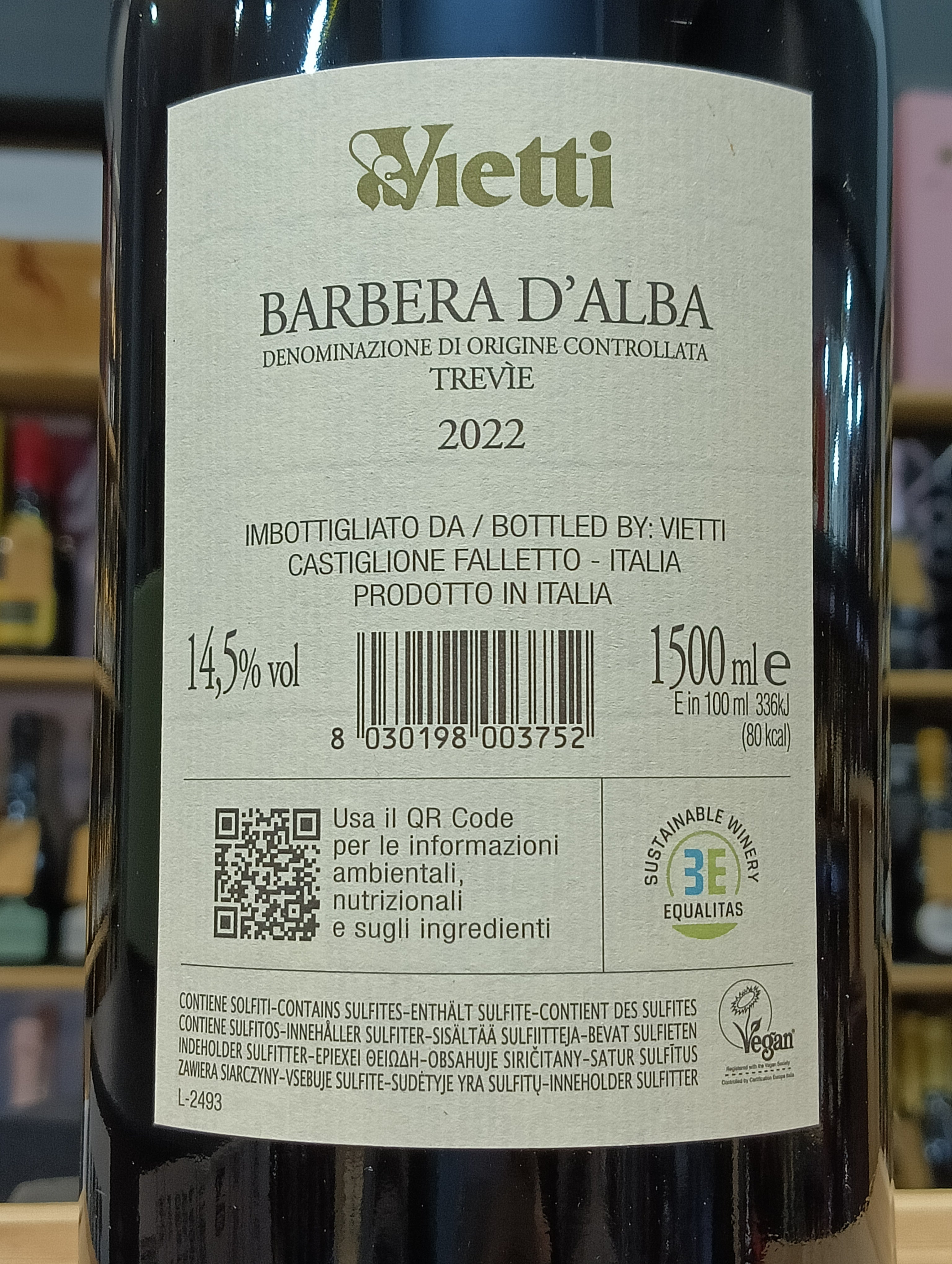 Barbera D'Alba Magnum Trevìe 2022 Vietti - Astucciato