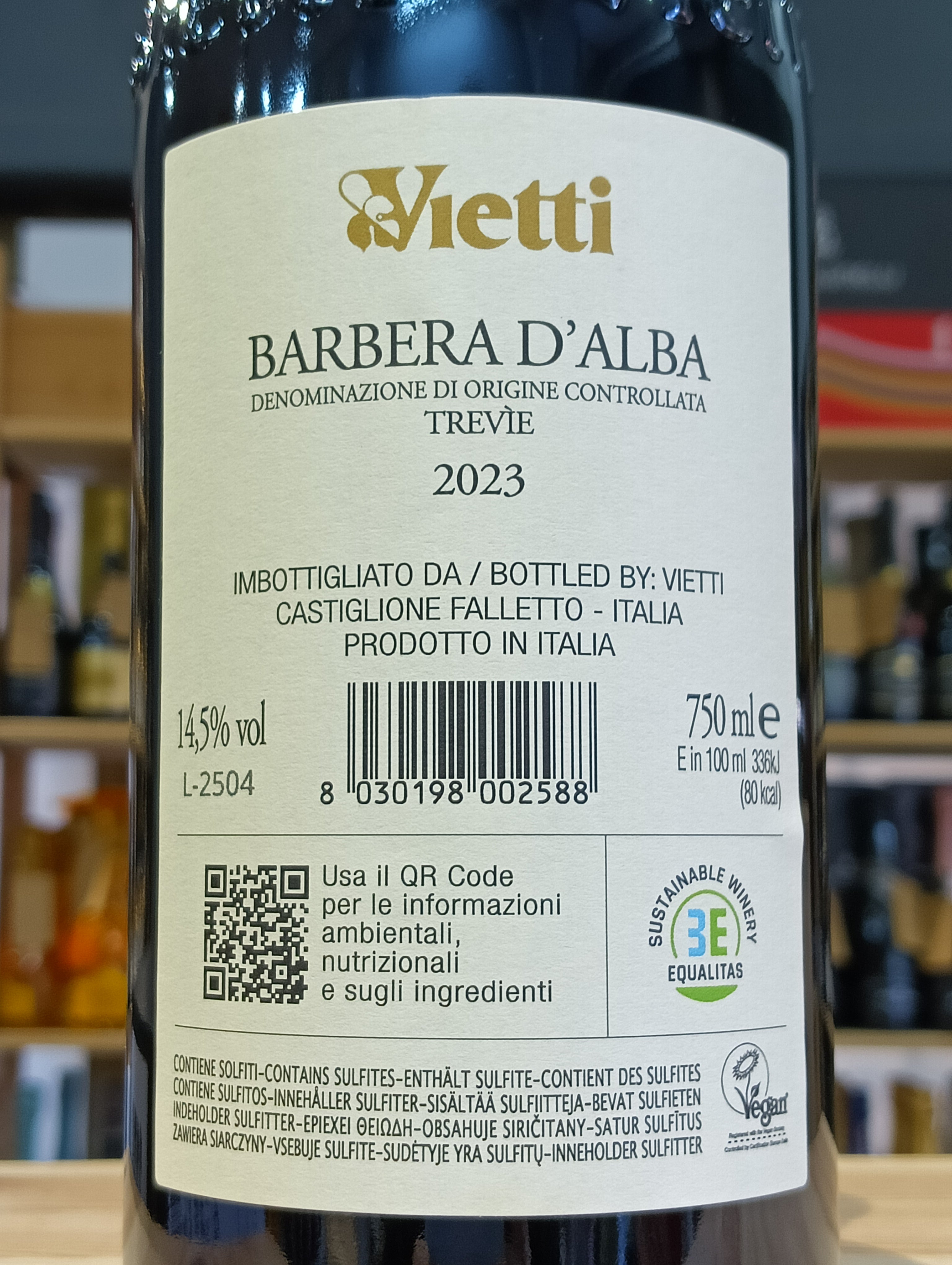 Barbera D'Alba Trevìe 2023 Vietti