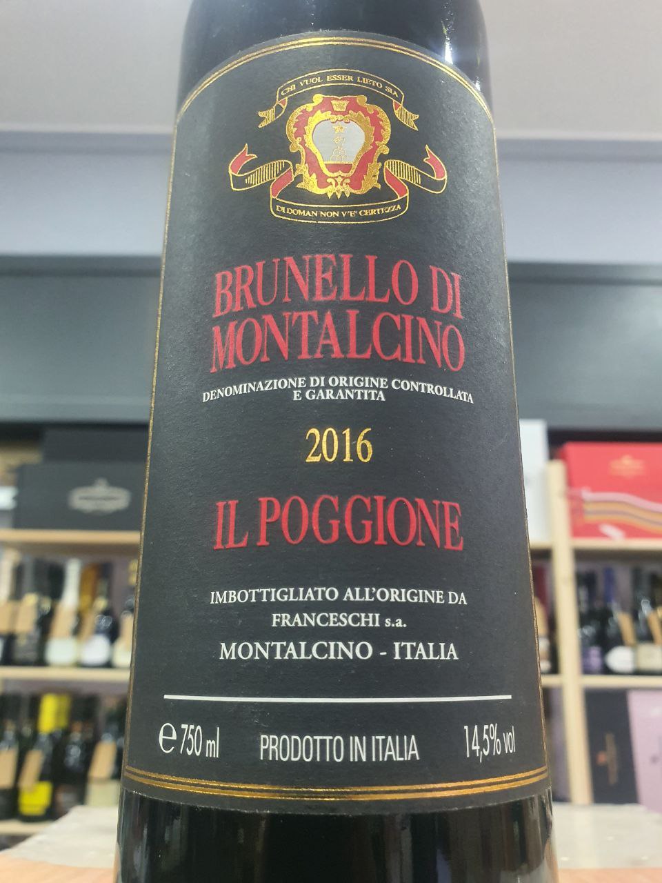 Brunello di Montalcino Il Poggione 2016 DOCG