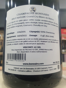 Champagne Brut Nature Grand Cru Blanc de Blancs - Bonnaire