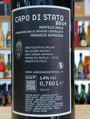 Capo Di Stato 2019 DOC Montello Venegazzù Superiore - Loredan Gasparini