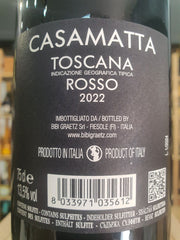 Casamatta Rosso Toscana IGT 2022 Bibi Graetz