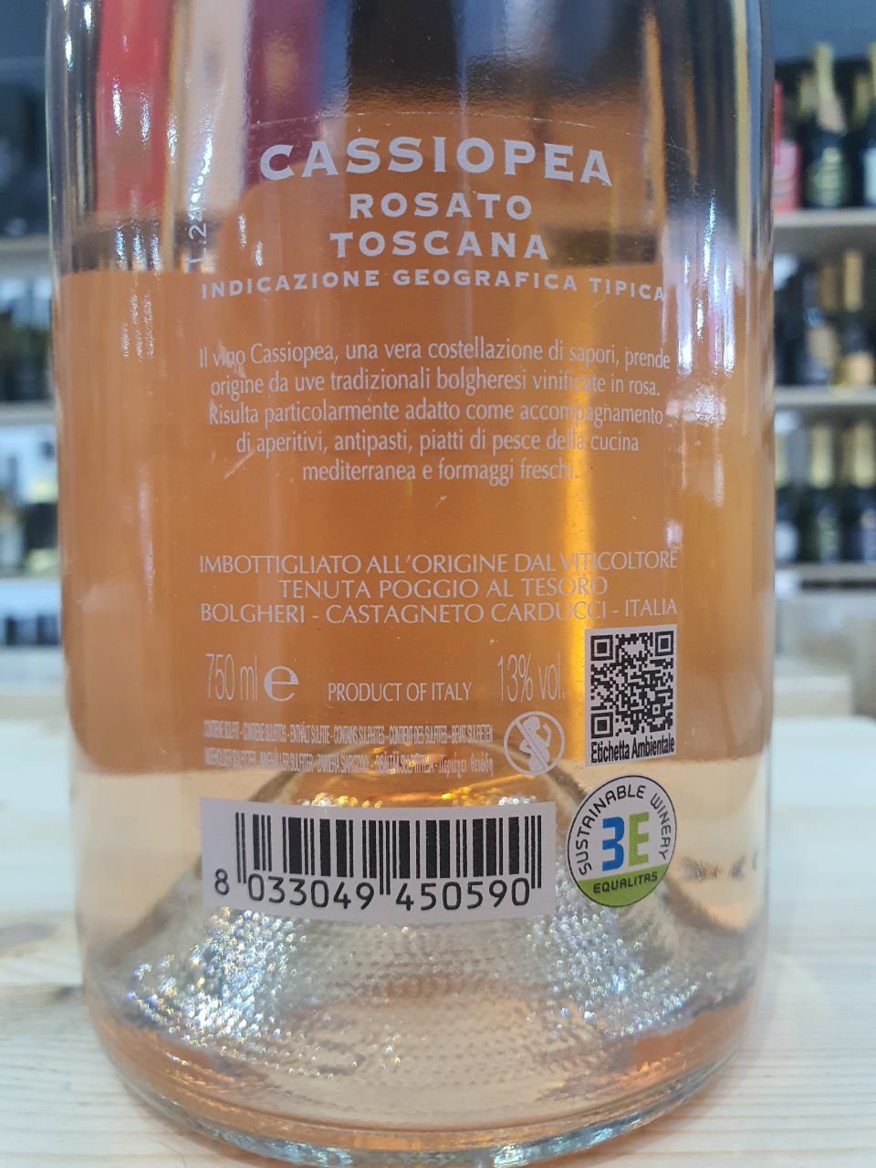 "Cassiopea" Toscana Rosato 2023 – Poggio al Tesoro