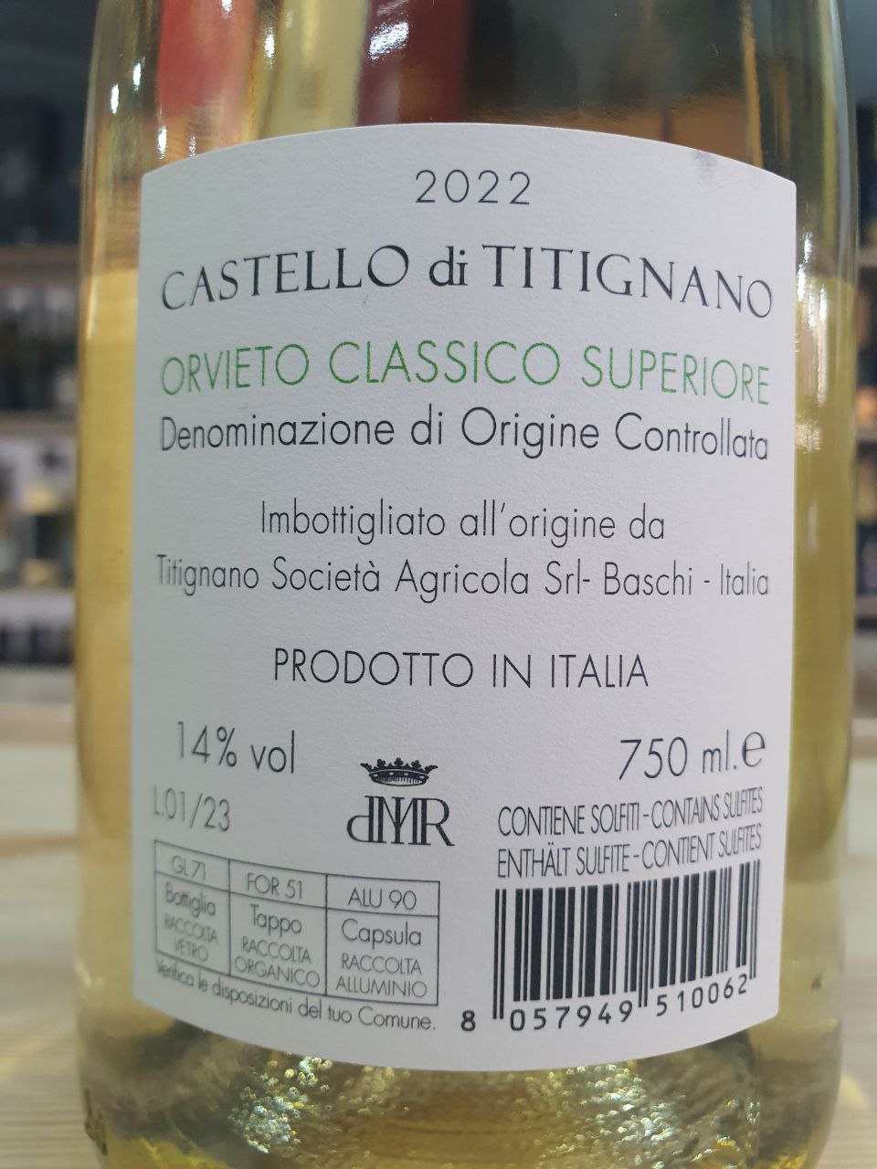 Castello di Titignano Orvieto DOC 2022 - Tenuta di Salviano