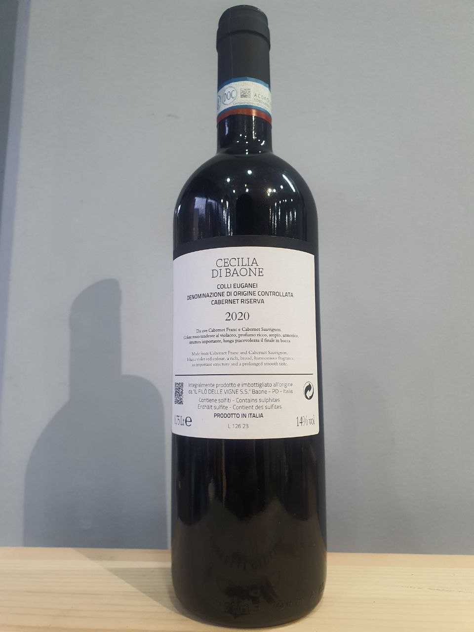 Cecilia di Baone 2020 Cabernet Riserva DOC Colli Euganei