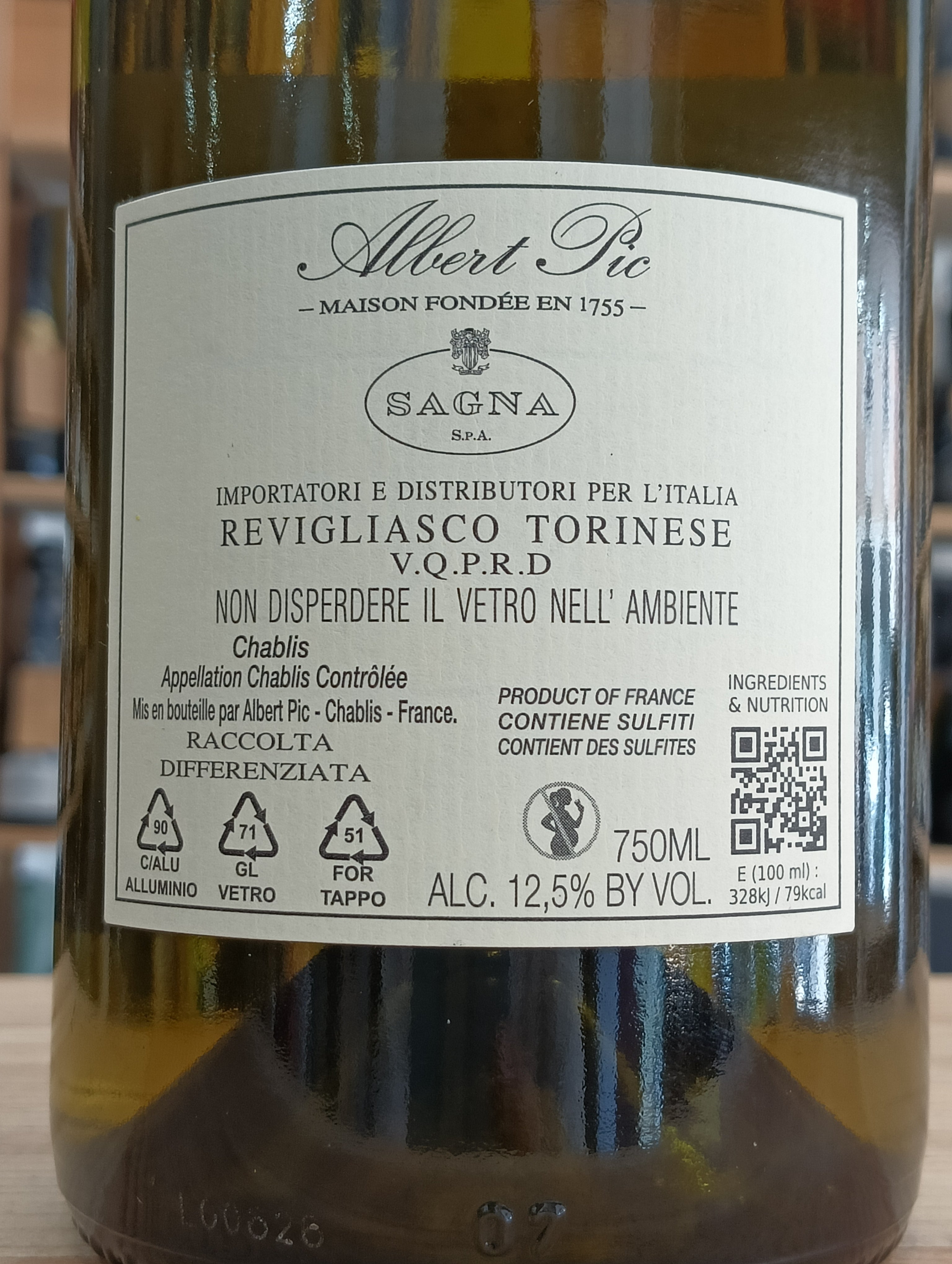 Chablis "Saint Pierre" 2023 Albert Pic