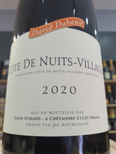 Carica l&#39;immagine nel visualizzatore Galleria,Côtes de Nuits Villages Rouge 2020 - David Duband