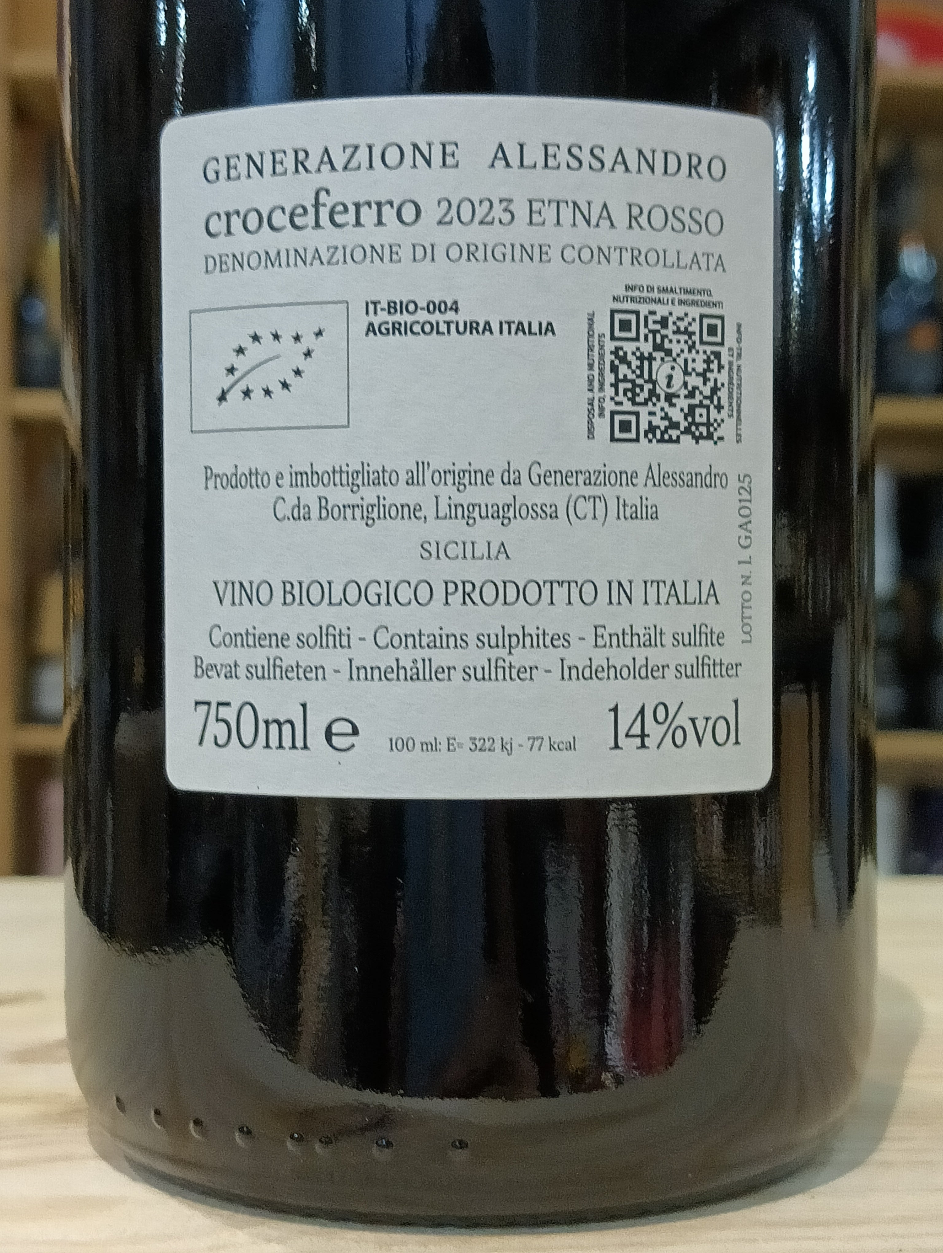 Croceferro 2023 Etna Rosso DOC Generazione Alessandro