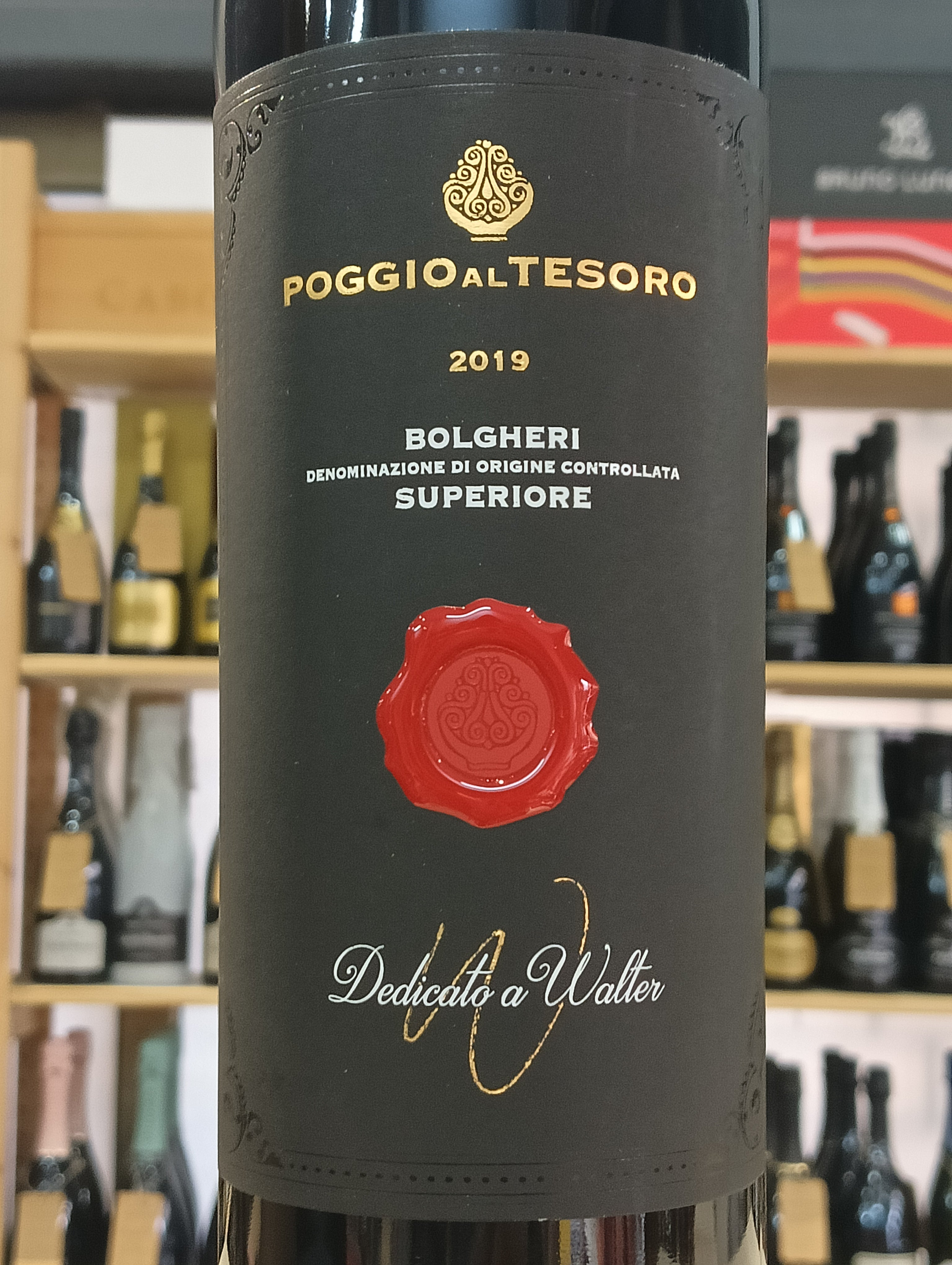 Dedicato a Walter Bolgheri Superiore DOC 2019 Poggio al Tesoro