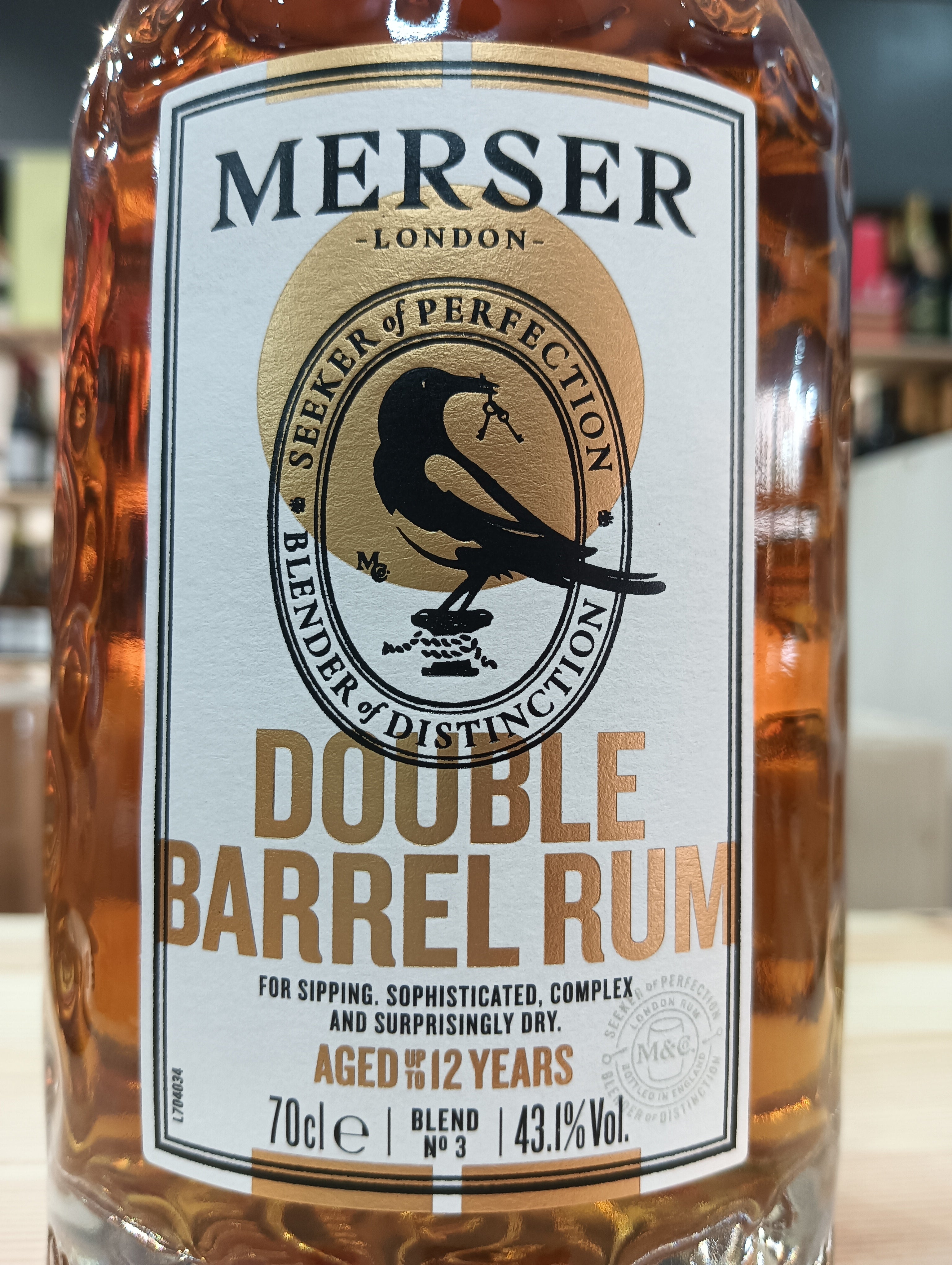 Double Barrel Rum Aged 12 Years - Merser