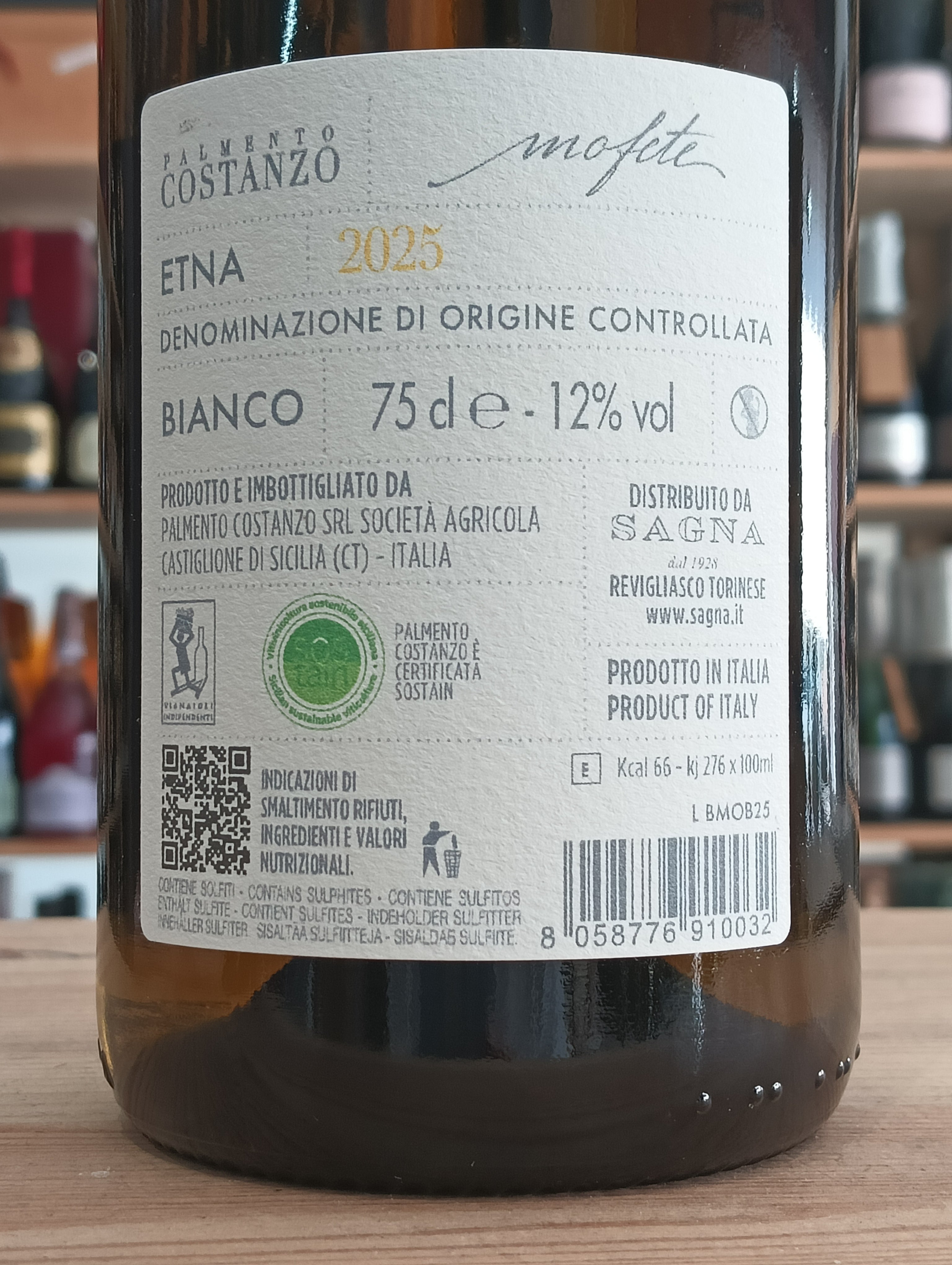 Etna Bianco DOC Mofete 2025 Palmento Costanzo