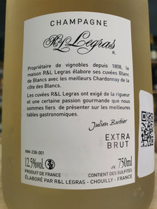Champagne Extra Brut Blanc de Blancs Grand Cru - R&L Legras