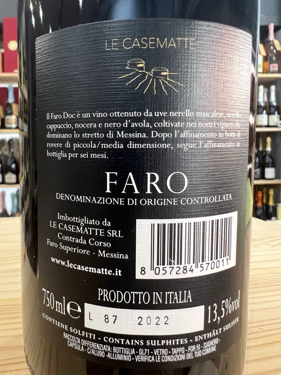 Faro DOC 2022 - Le Casematte