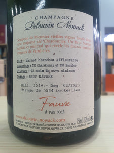 Champagne Brut Nature "Fauve" - Delouvin Nowack