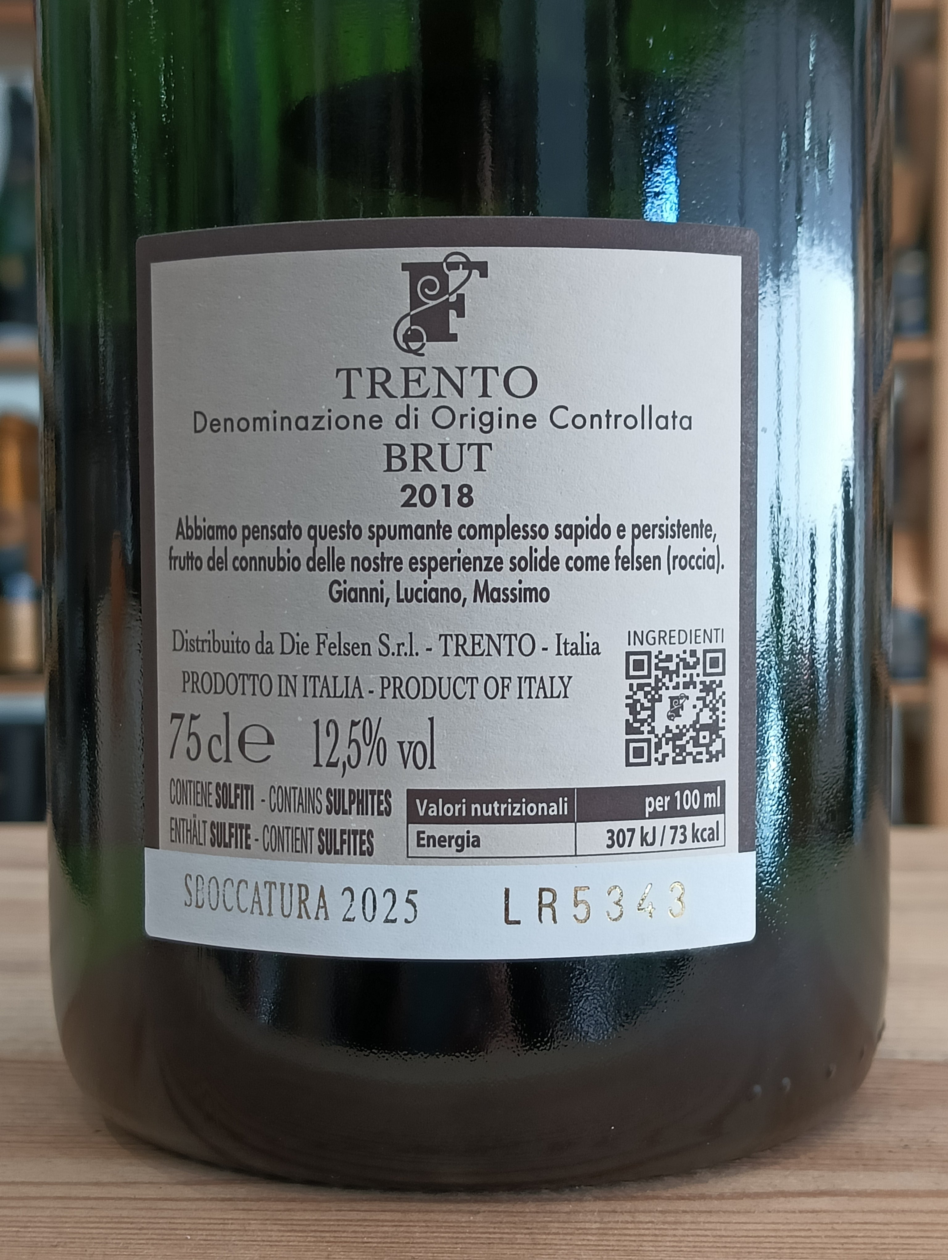 Felsen Trento DOC Brut 2018