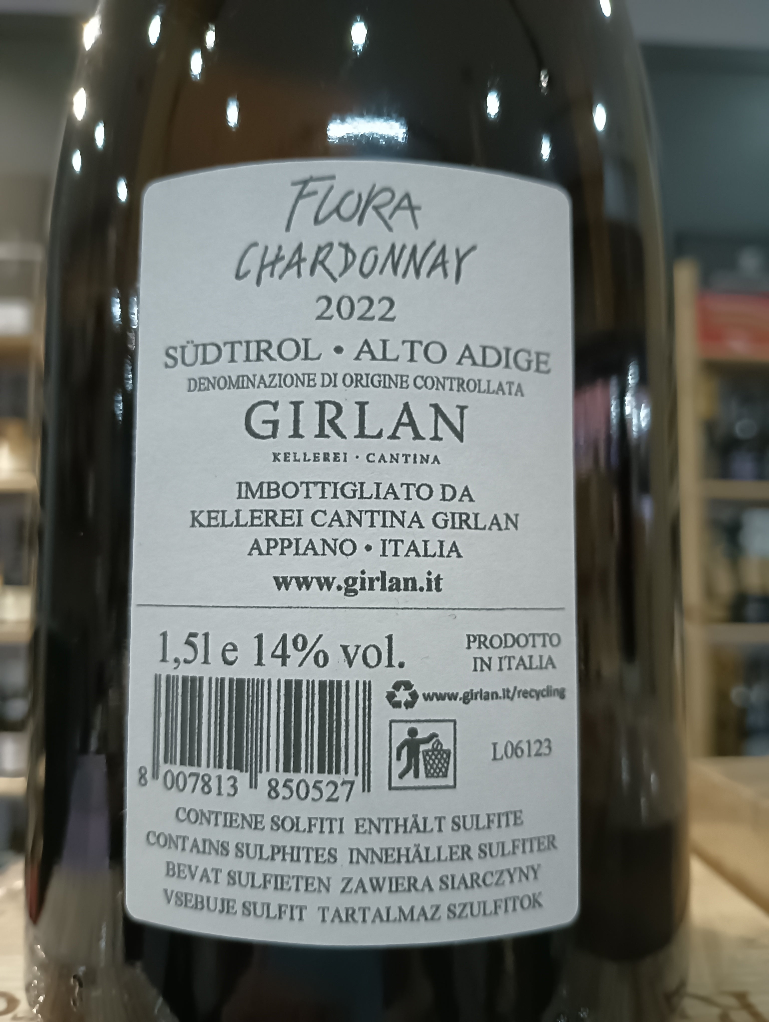 Flora Chardonnay Magnum 2022 (Astucciato) - Girlan