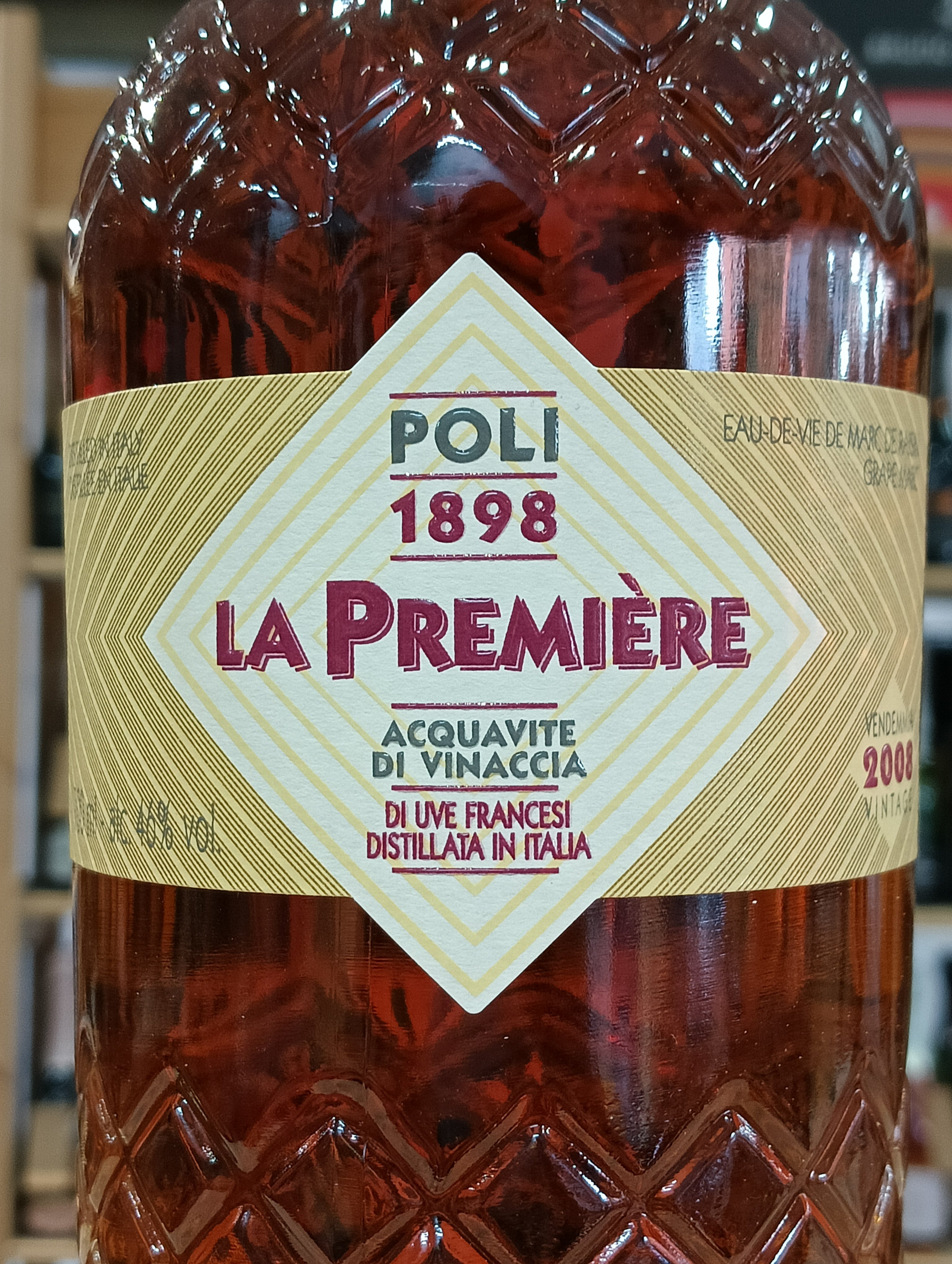 Grappa La Première Vendemmia 2008 Poli (in Cassetta Legno)