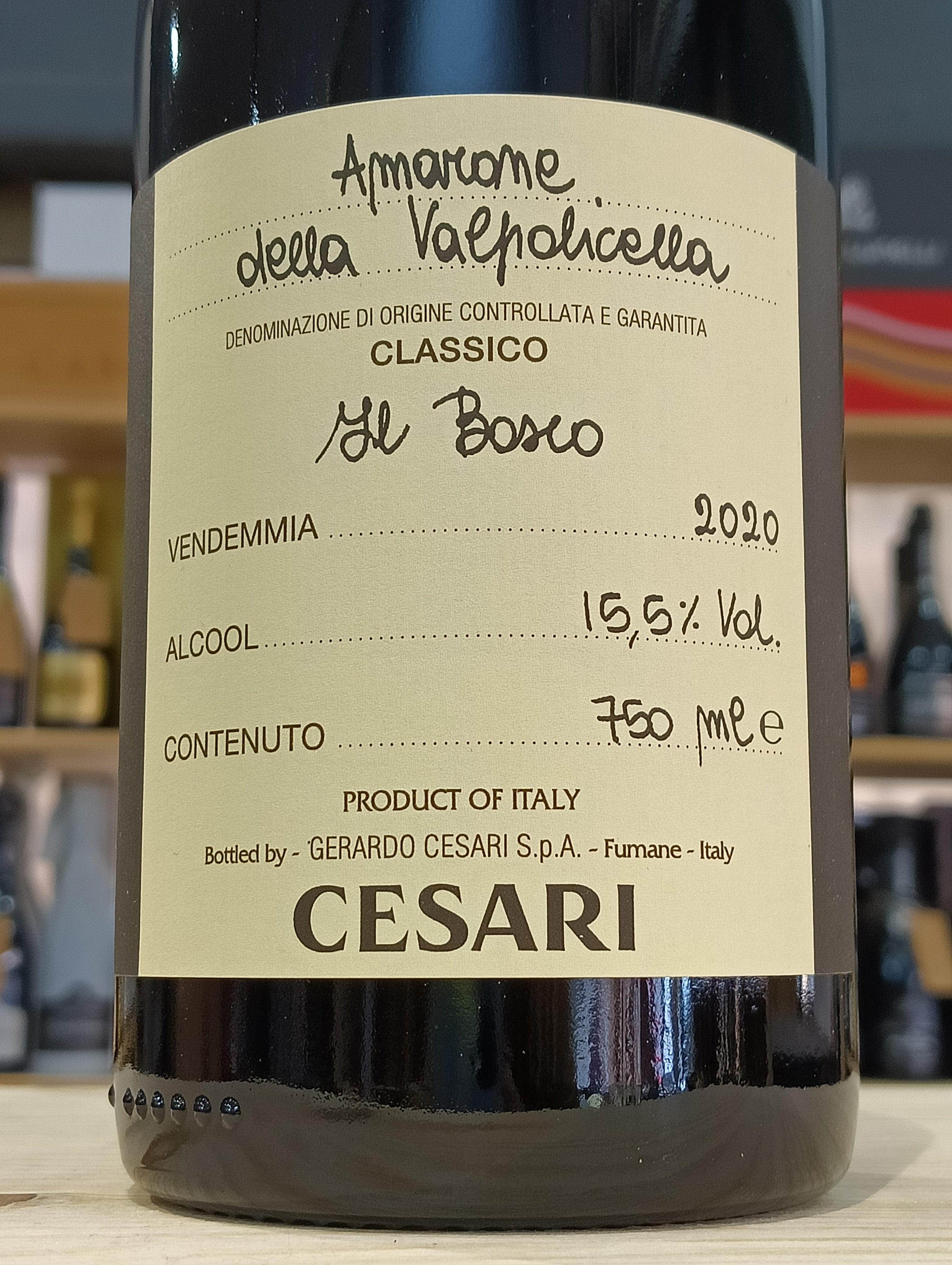 Il Bosco 2020 Amarone della Valpolicella Classico DOCG - Cesari