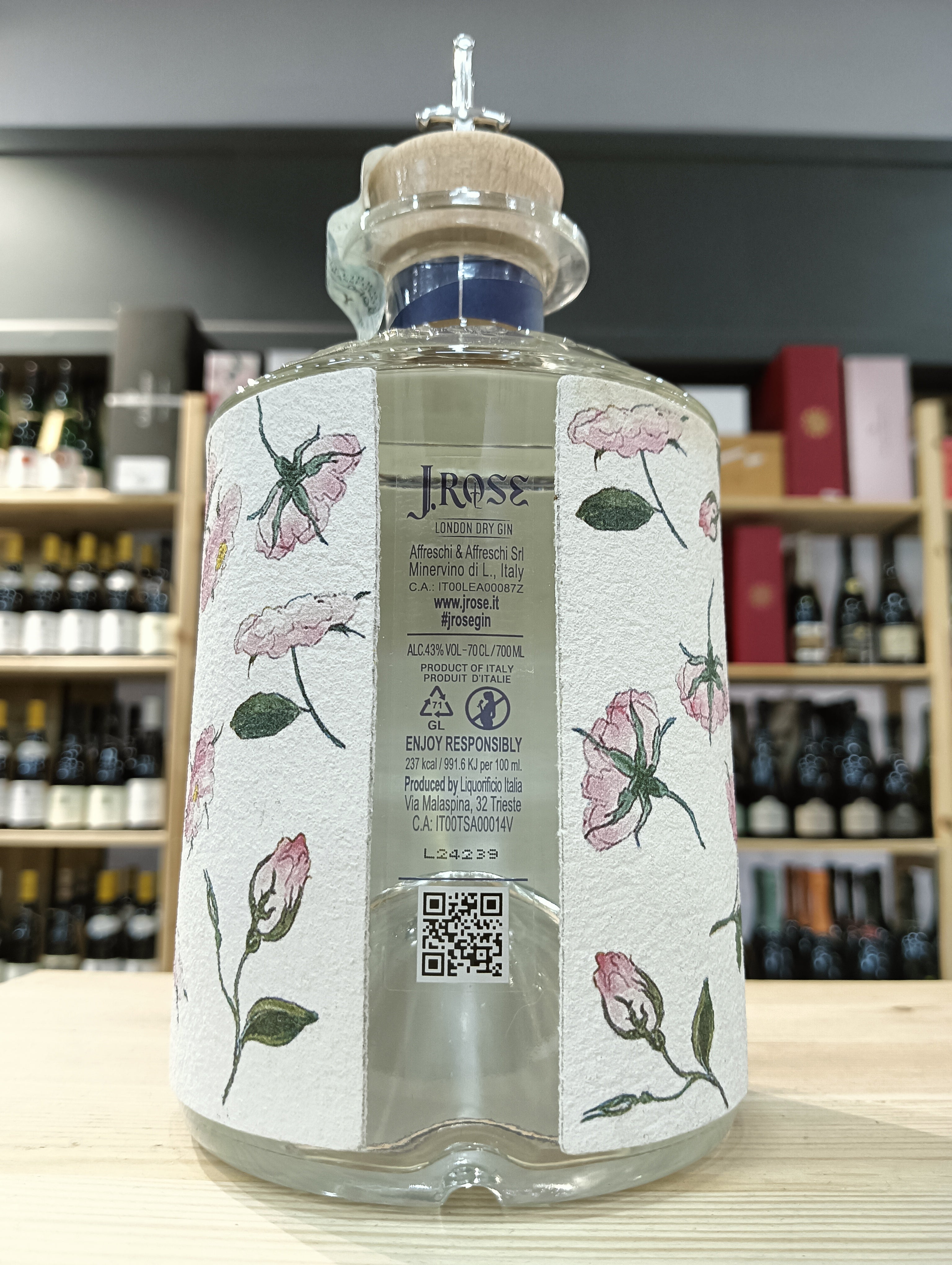 Box J.Rose 09 London Dry Gin - Confezione