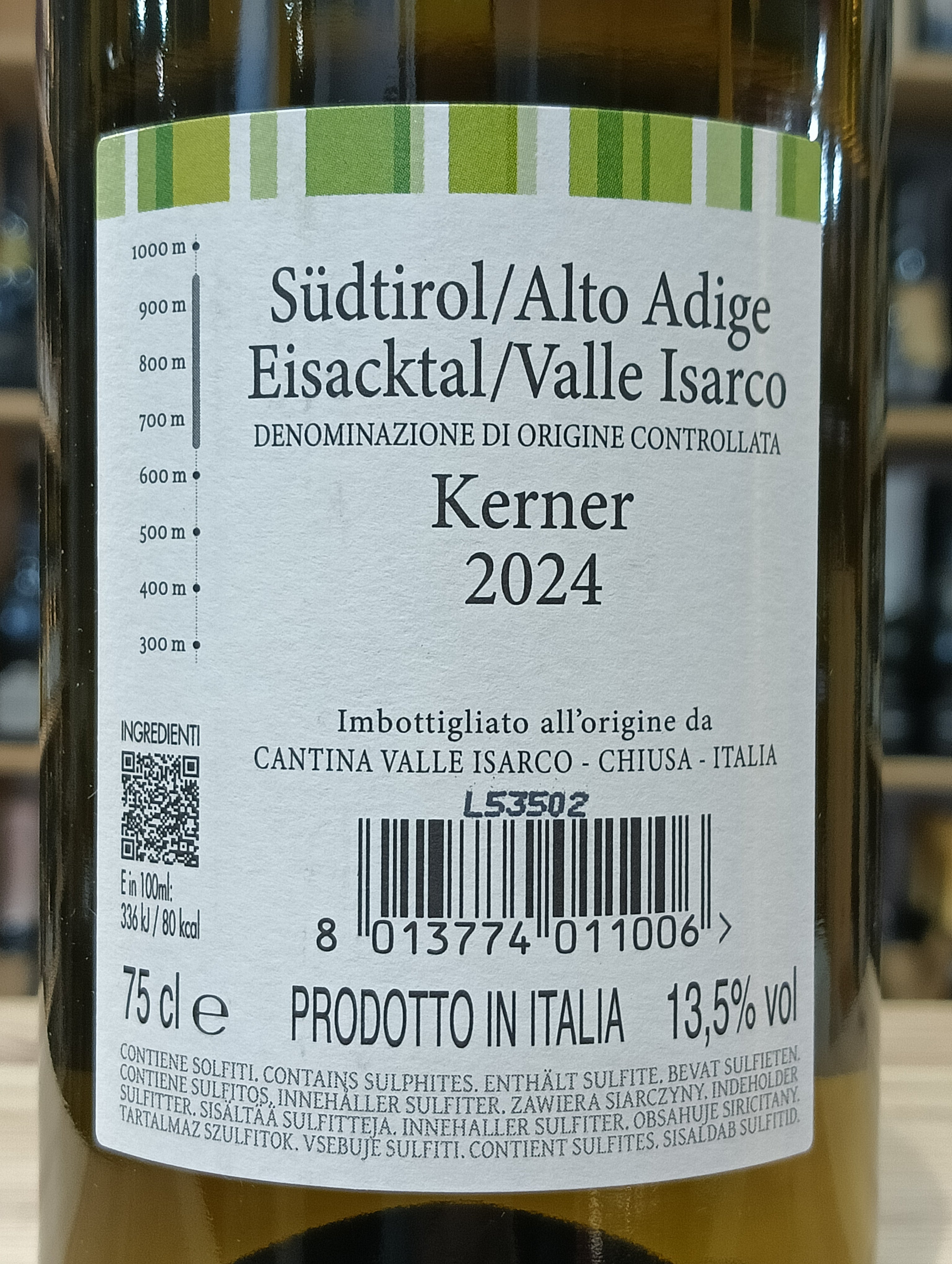 Kerner 2024 Alto Adige Valle Isarco DOC