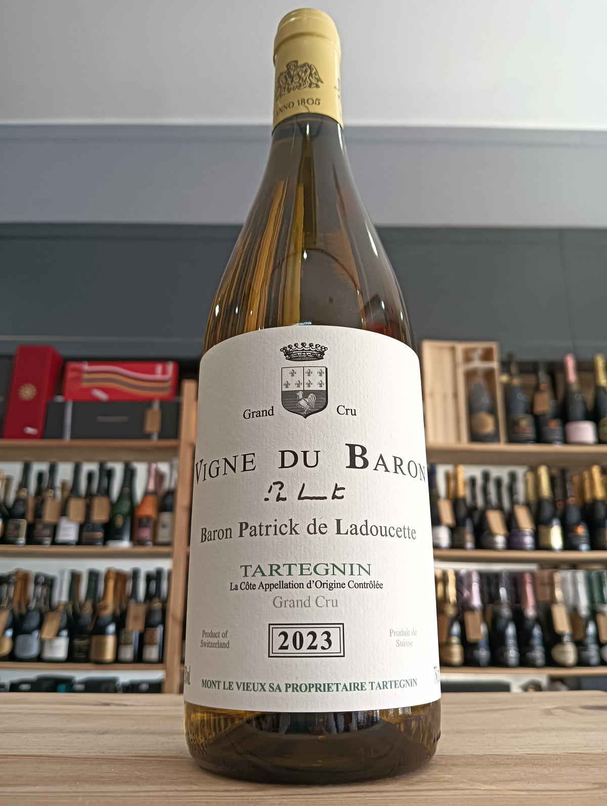 La Côte AOC Tartegnin Grand Cru 2023 Baron Patrick de Ladoucette - Mont Le Vieux