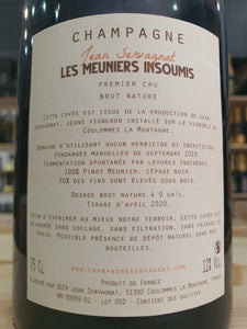 Champagne Brut Nature "Les Meuniers Insoumis" - Jean Servagnat