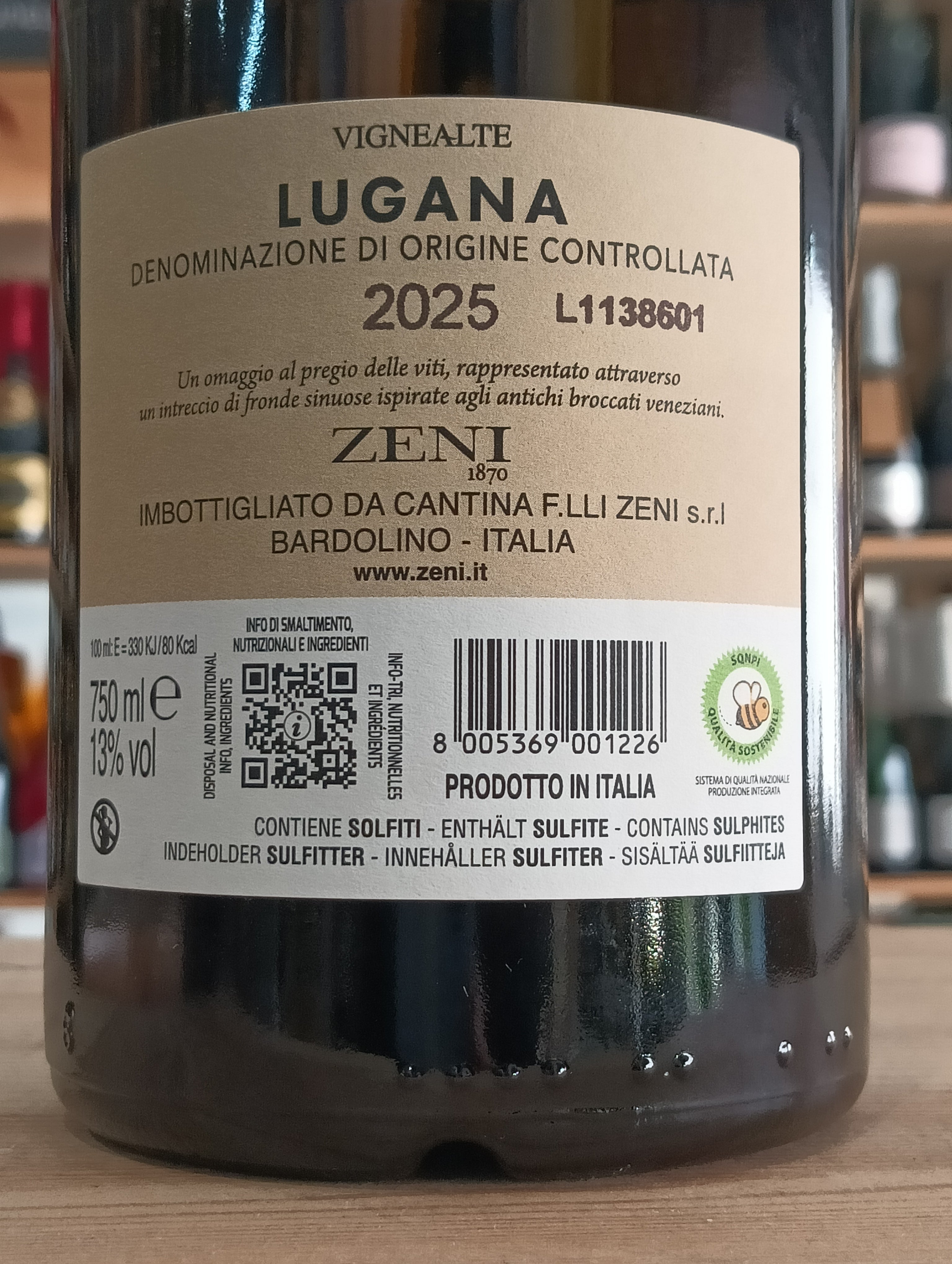 Lugana DOC Vigne Alte 2025 Zeni