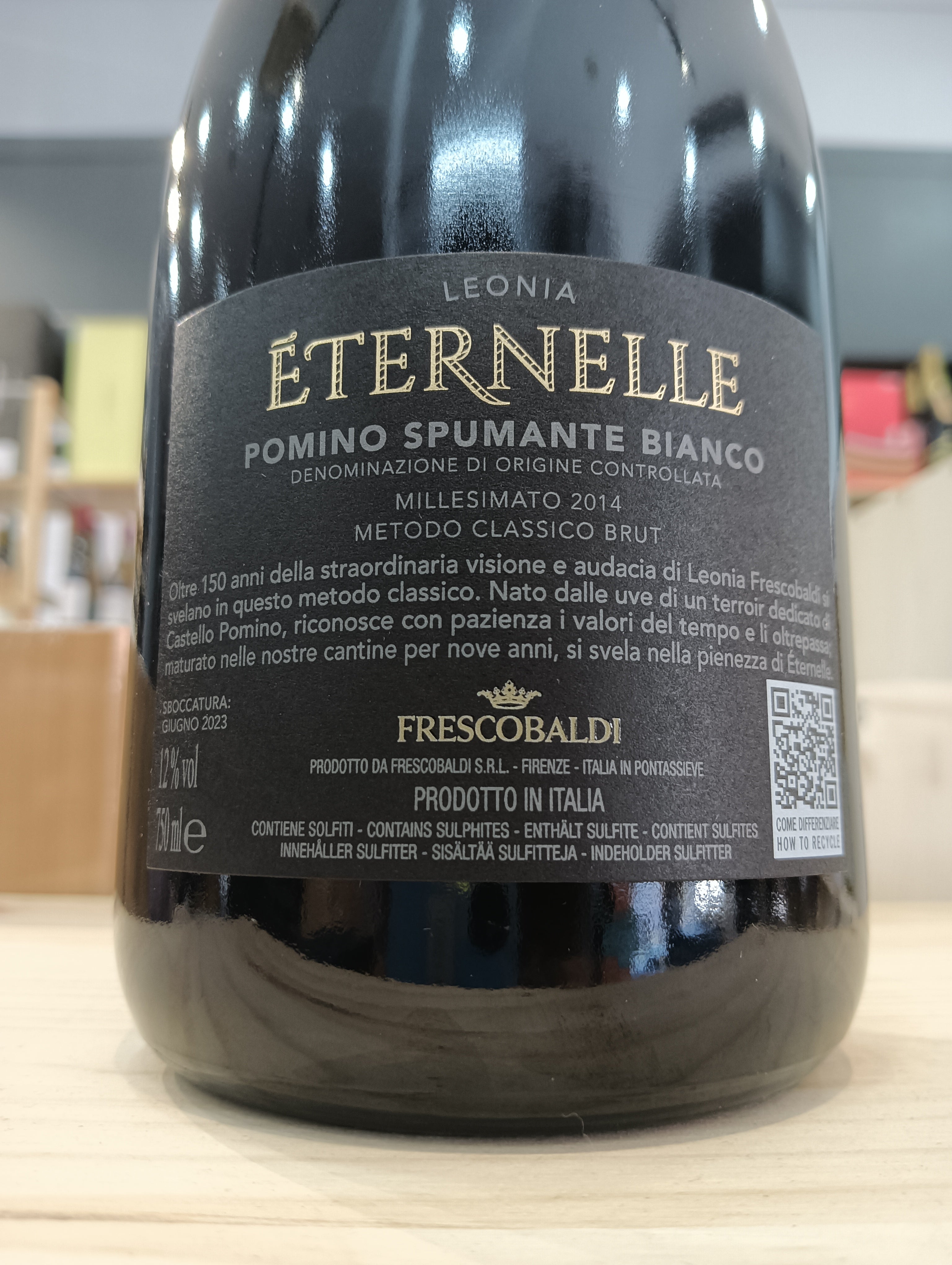 Metodo Classico Leonia Eternelle 2014 Pomino DOC (Astucciato) - Frescobaldi