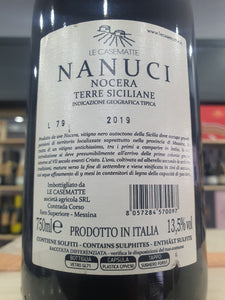 Terre Siciliane IGT Nanuci 2019 Le Casematte