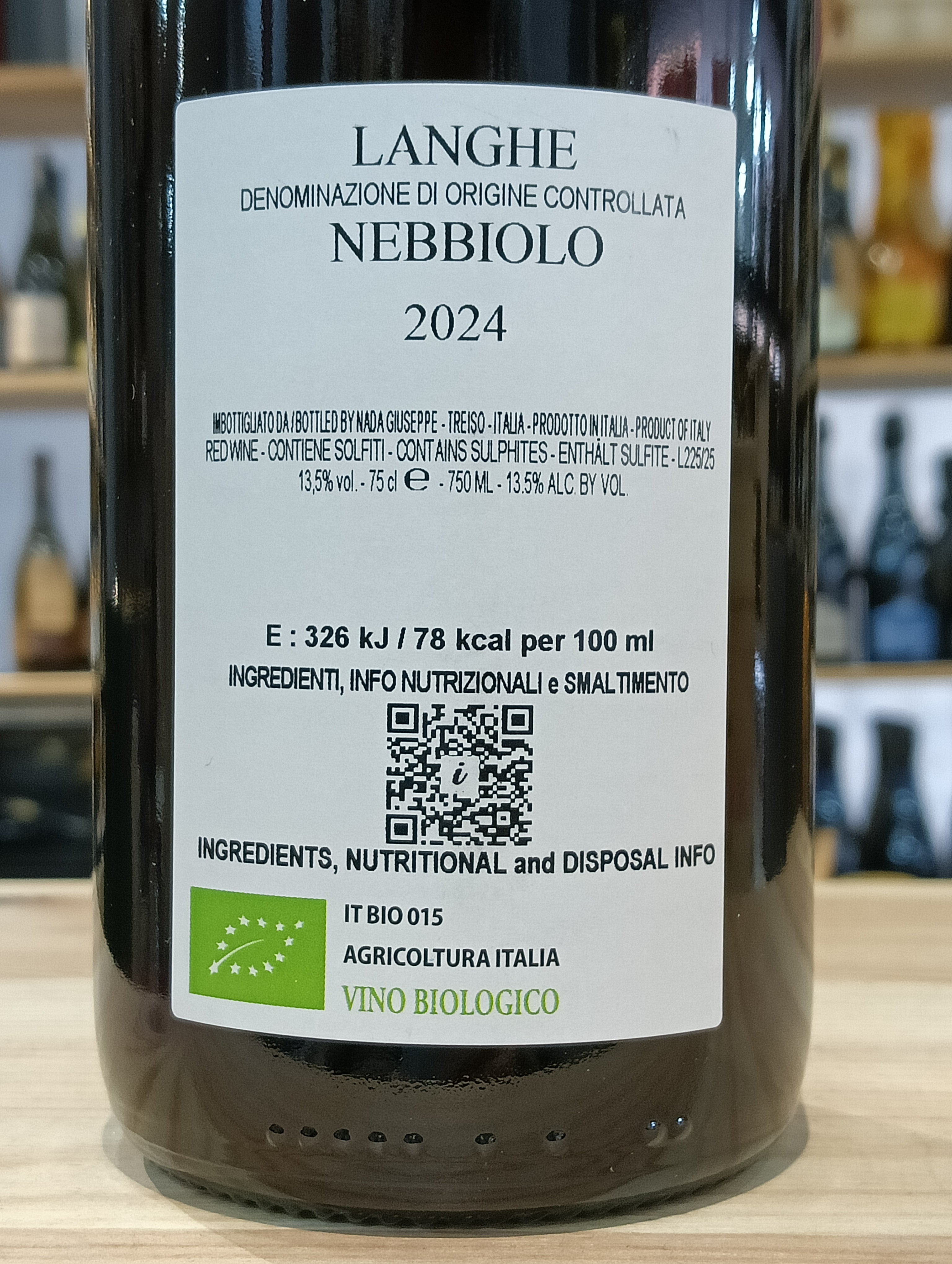 Nebbiolo 2024 Langhe DOC Nada Giuseppe